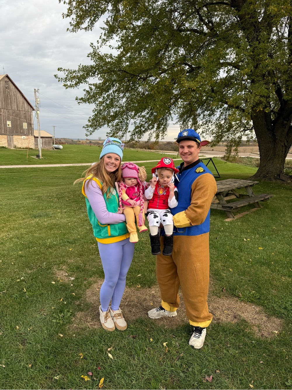 Adult XL Chase Brown and Blue Dog Costume - Unbranded Paw Patrol-Inspired Outfit
